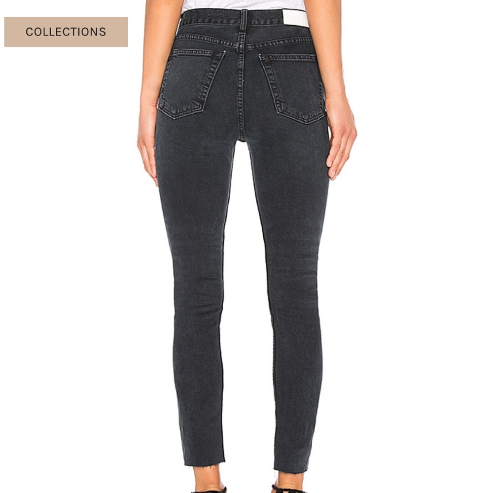 RE/DONE Levi’s High Rise Ankle Crop - Picture 4 of 6